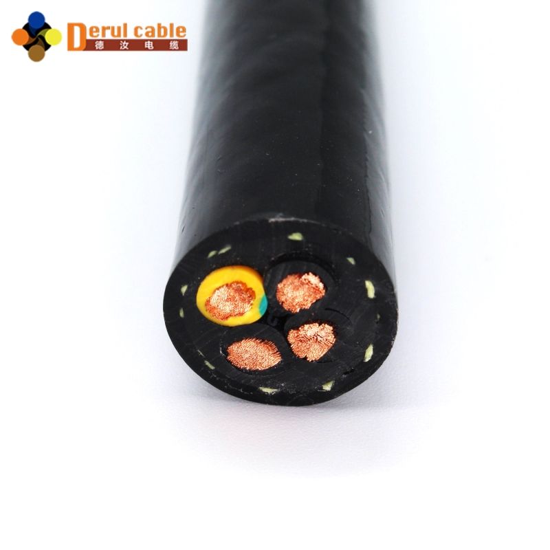 Derul 4-Core Screened Reeling Cable for Crane System