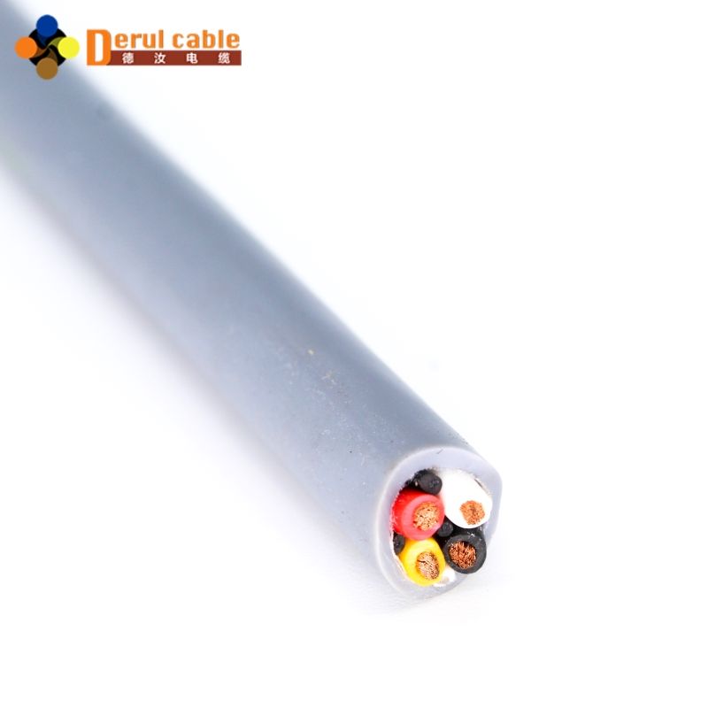 Derul 4-Core Insulated Drag Chain Cable